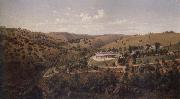 Eugene Guerard Mr Clark's station,Deep Creek,near Keilor oil painting artist